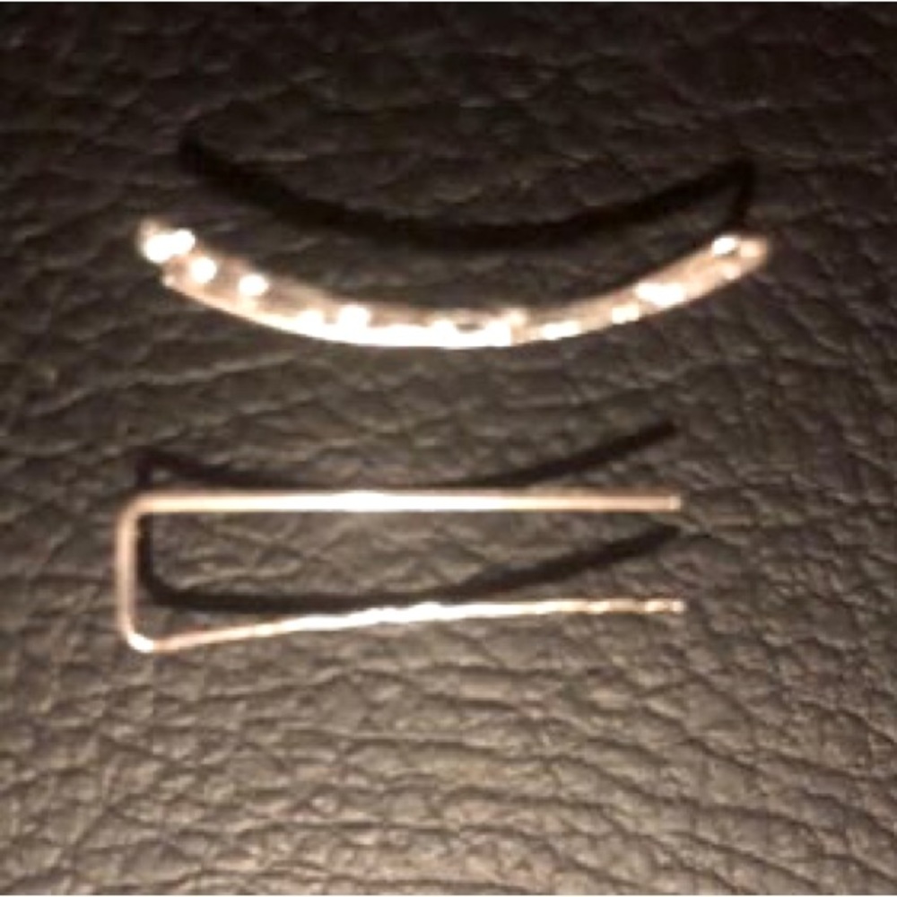 Silver crawler earrings